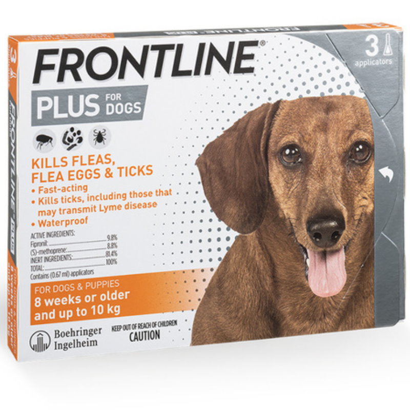 FRONTLINE® Plus for Dogs 10kg 以下 犬用蚤不到